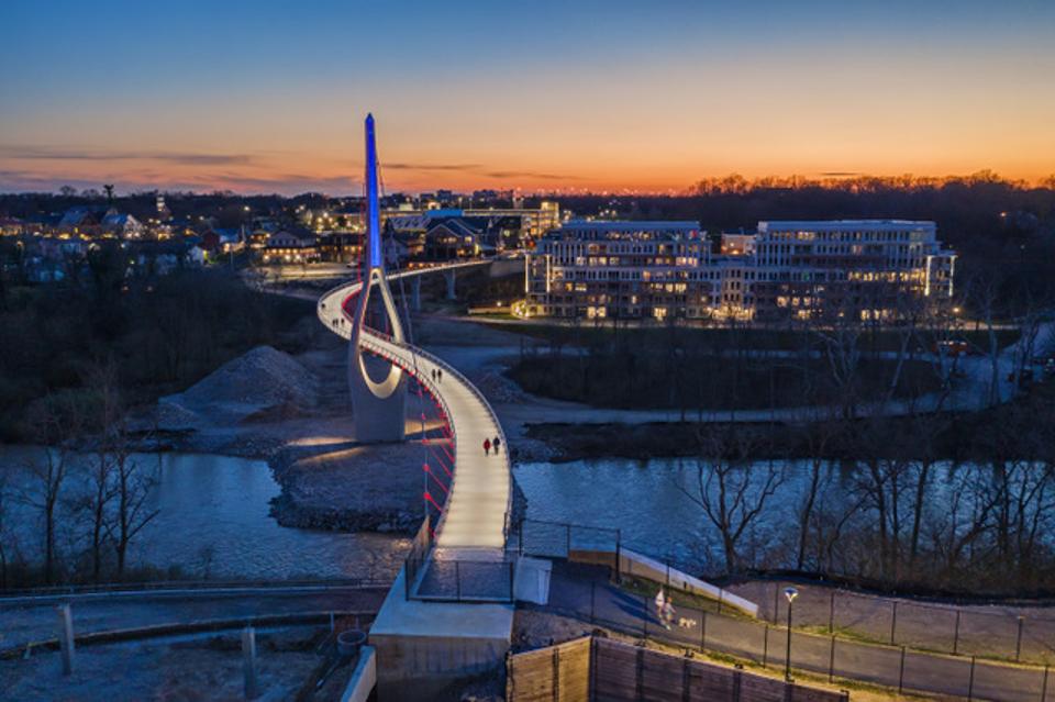 Dublin, Ohio Builds A Pedestrian Bridge Between Old And New