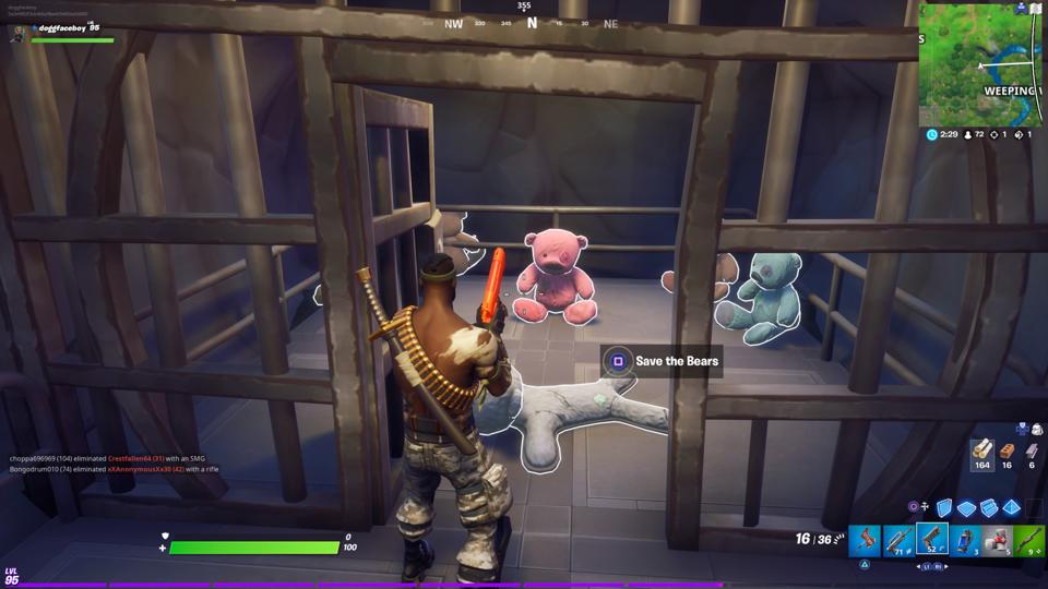 Teddy Bear Rescue Fortnite
