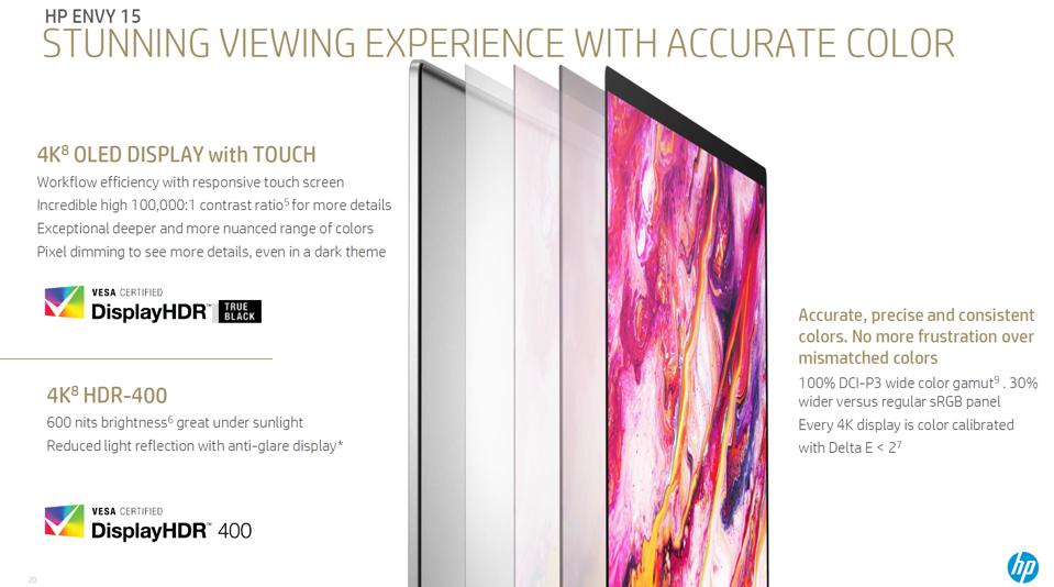 The Hp Envy has an OLED display option with outstanding specification.