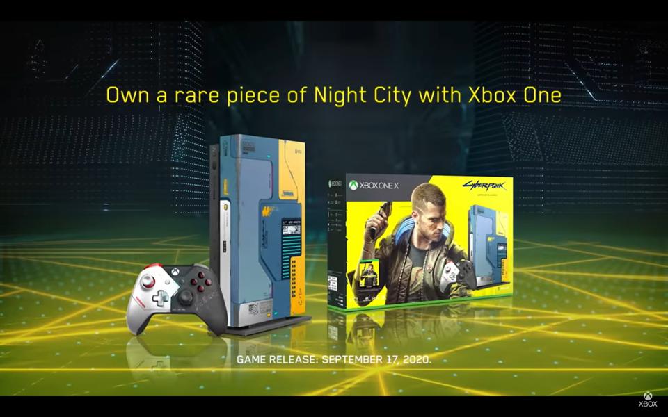 Custom Cyberpunk 2077 Xbox One X Limited Edition Bundle Leaked