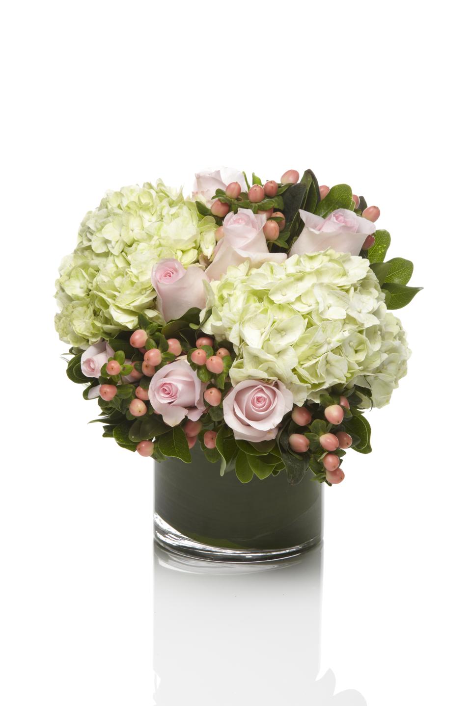 H. Bloom Pink Berry arrangement