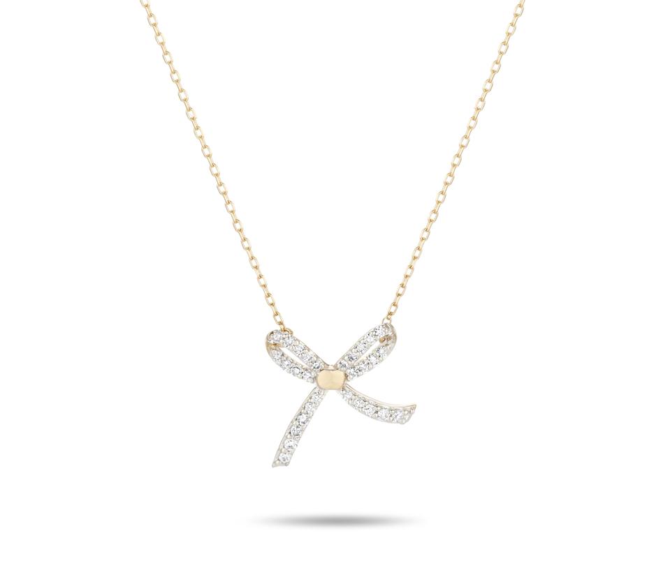Collier Noeud Pavé Tiny par Adina Reyter
