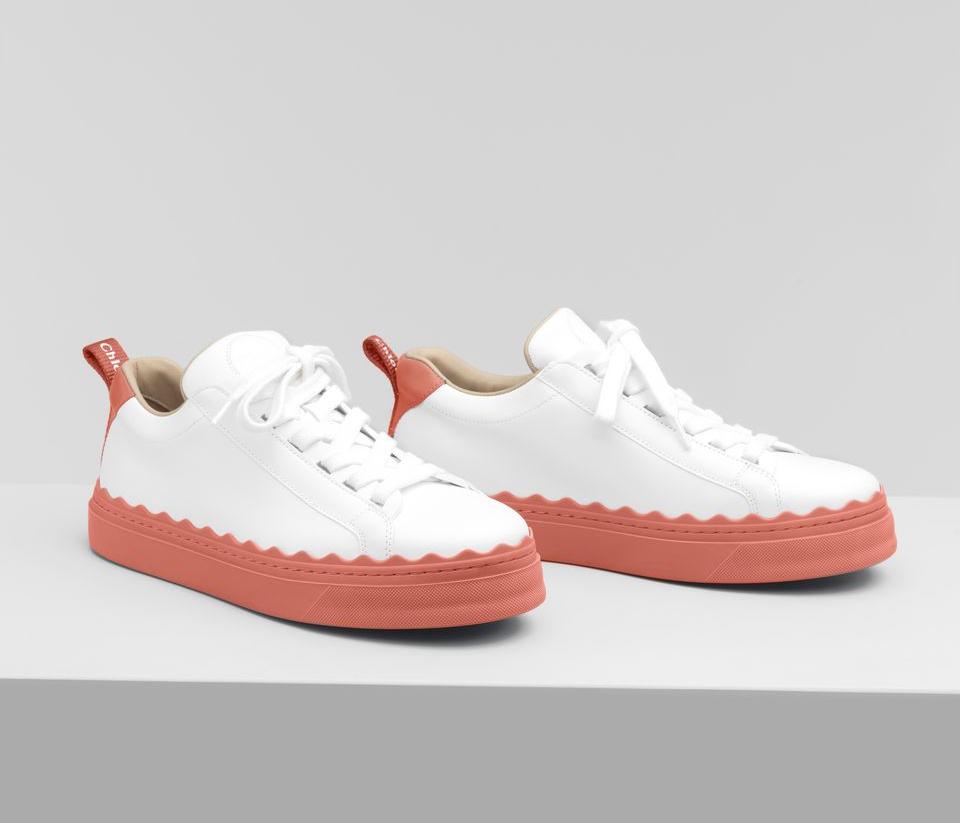 Lauren Leather Sneakers by Chloé