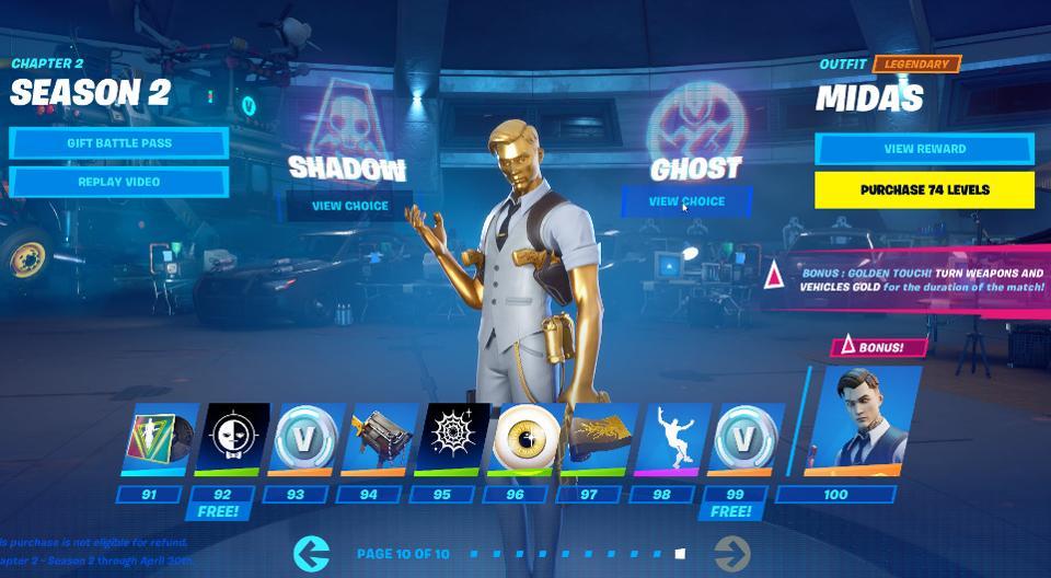 Fortnite Midas Loyalty Challenge Where To Deliver Legendary Weapons To Ghost Dropboxes