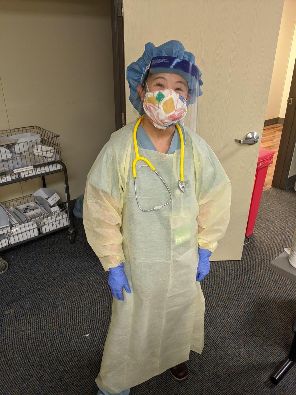 handmade mask, face masks, healthcare workers, nurses