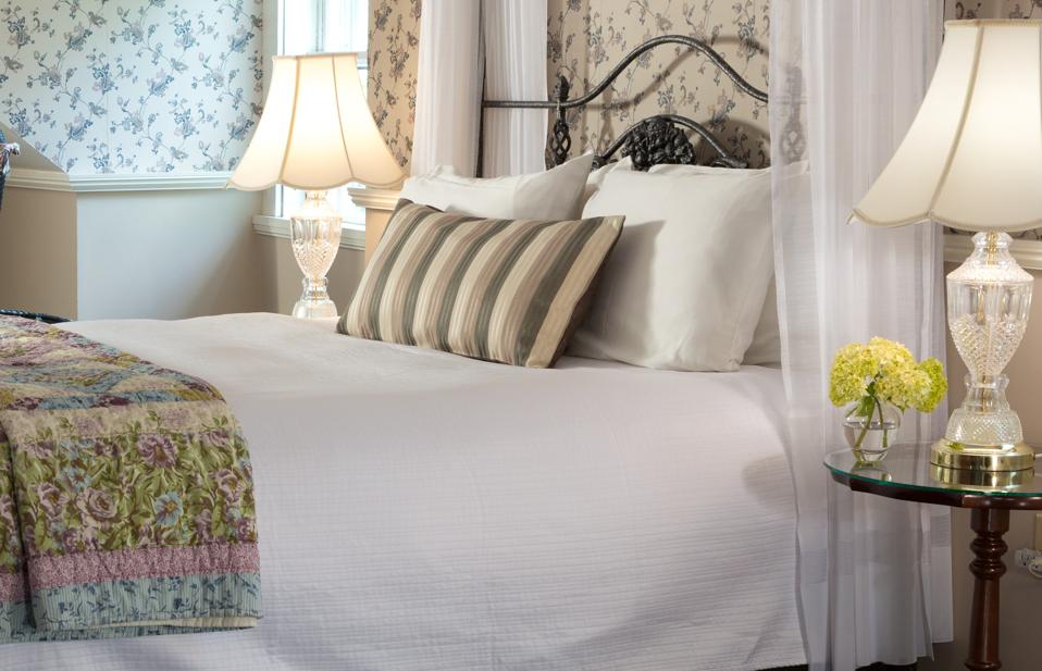 lit dans un bed and breakfast du Vermont