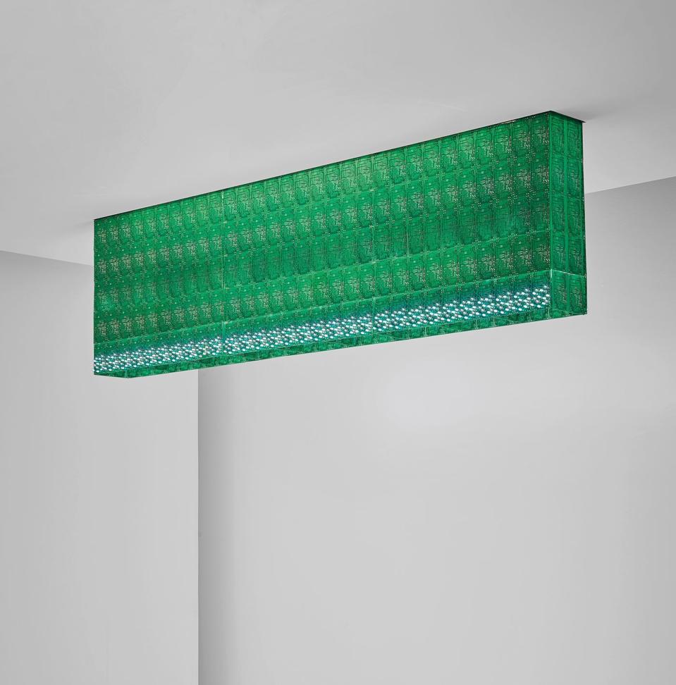 Ingo Maurer Unique ceiling light, 1997-1998. Estimate: £10,000-15,000.