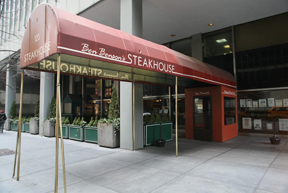 Singular New York Steakhouse Owner Ben Benson Passes Away At 89