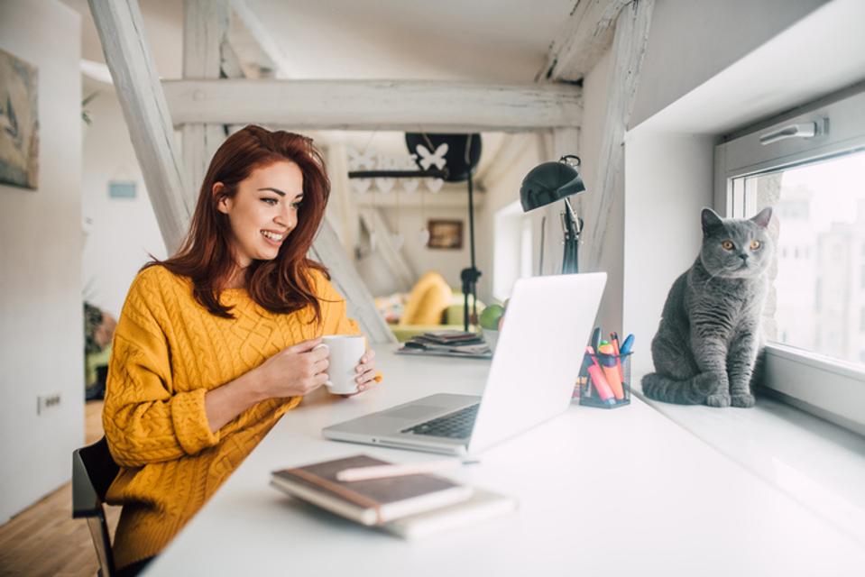 working from home