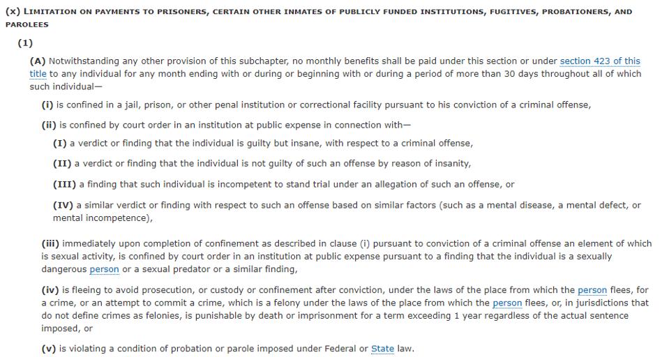 Do People In Prison Qualify For Stimulus Check Payments