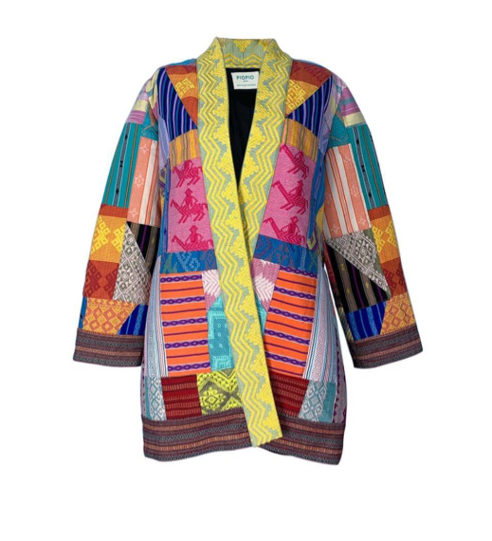 Patchwork coat by PIOPIO