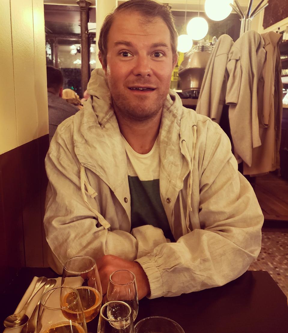 Nial dining in Europe