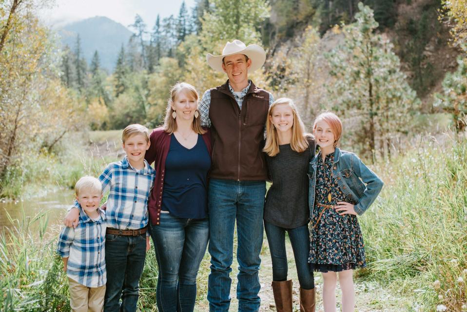 Tyler Lindholm and his family