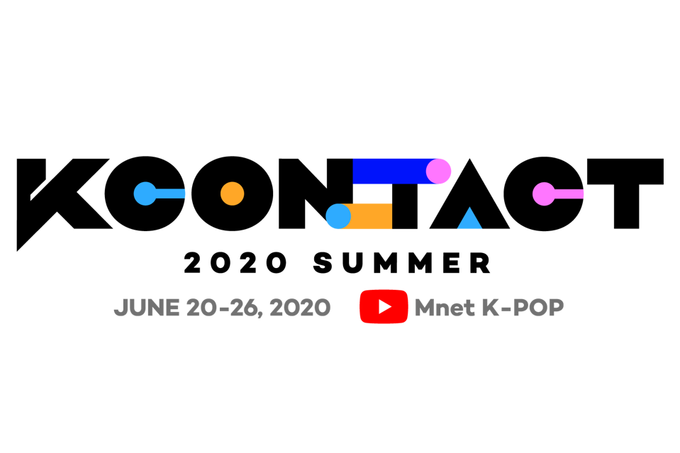 KCON:TACT 2020 Summer logo for KCON 2020 Los Angeles and New York