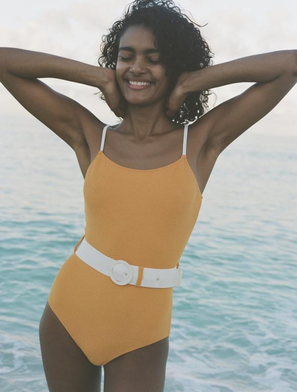 A Nina Correia Marigold Squiggle por Solid & Listrado