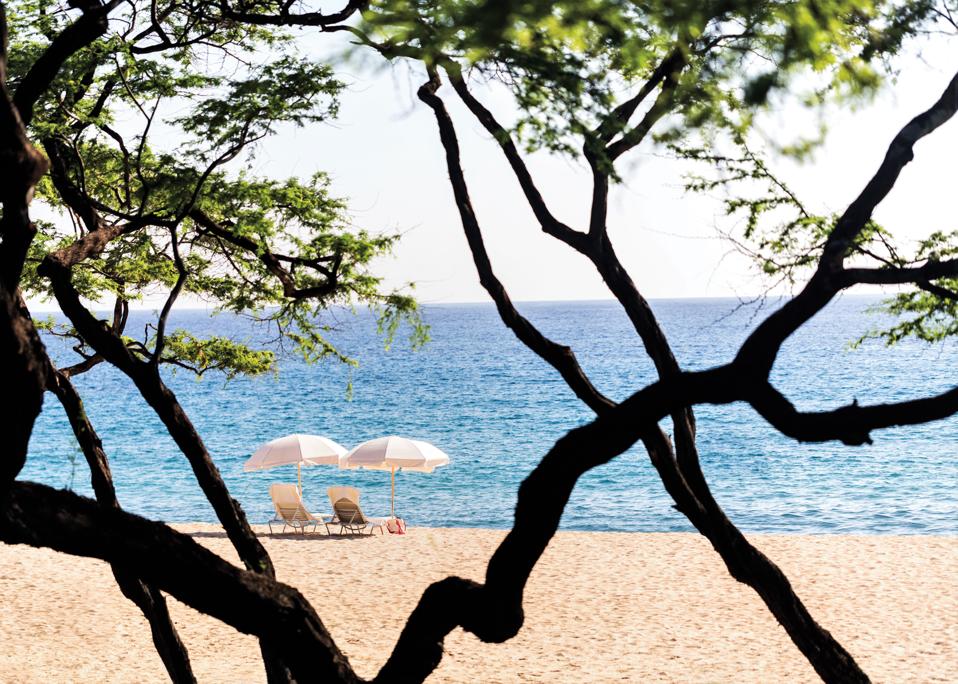 private beach in Hawaii