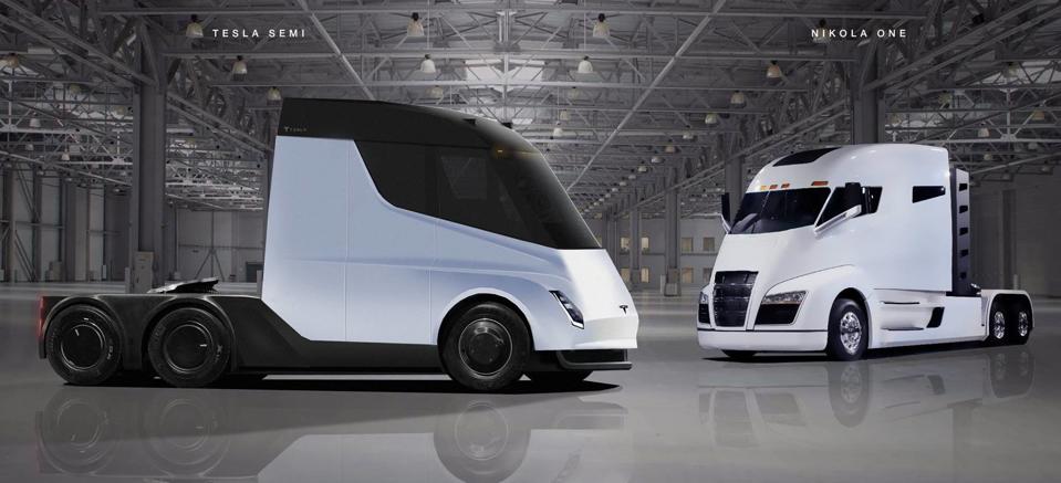 The Nikola One vs. the Tesla Semi Truck
