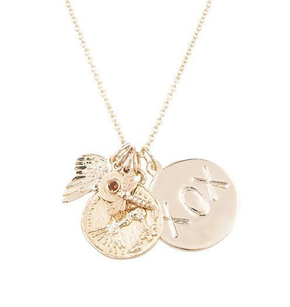 Meaningful gold necklace Clearance