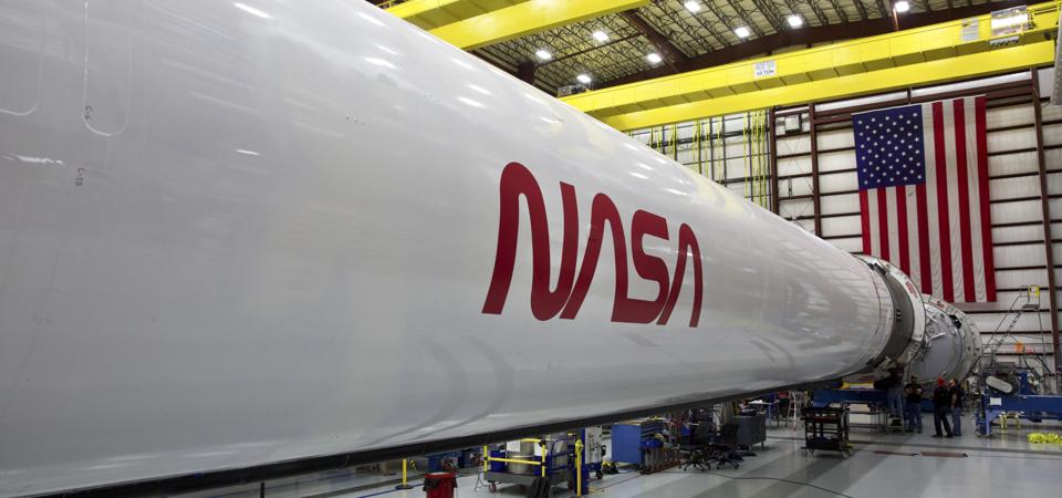 The SpaceX Falcon 9 rocket that will launch the Crew Dragon spacecraft, with NASA astronauts aboard, on the company's second demonstration flight and first crewed flight to the International Space Station.