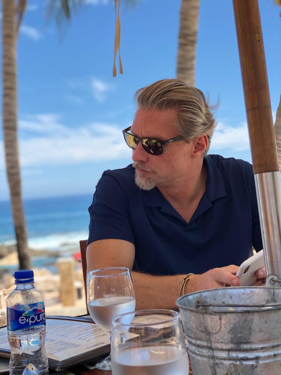 alex by the ocean