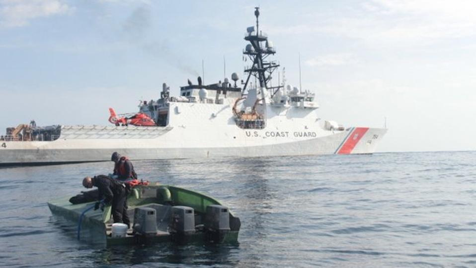 low profile drug smuggling vessel