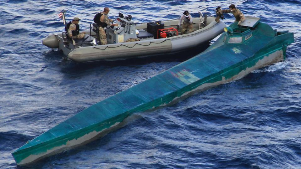 Narco-submarine US Navy USS Pinckney