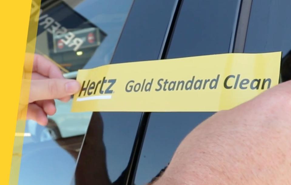 Le sceau de sécurité Hertz