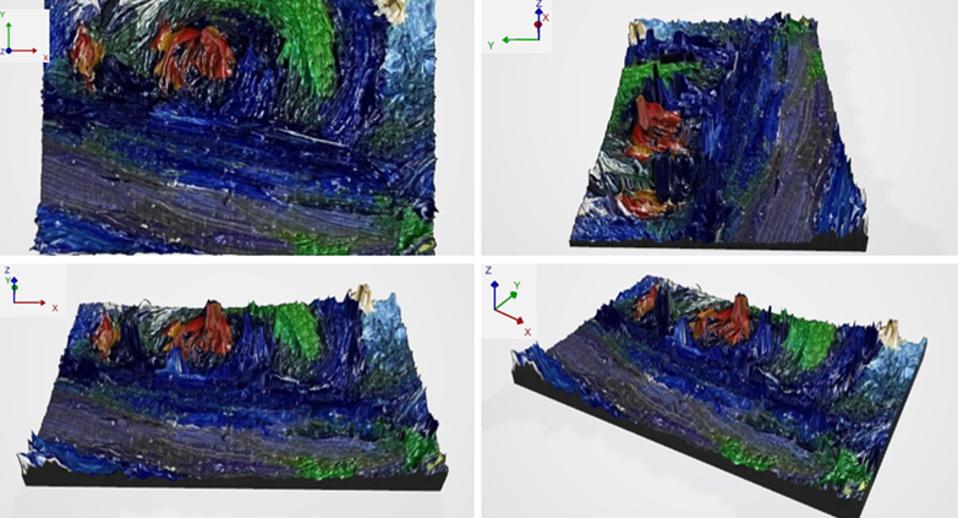 New Art Scanning Method Offers 3 D Image Of Painting S Brush Strokes