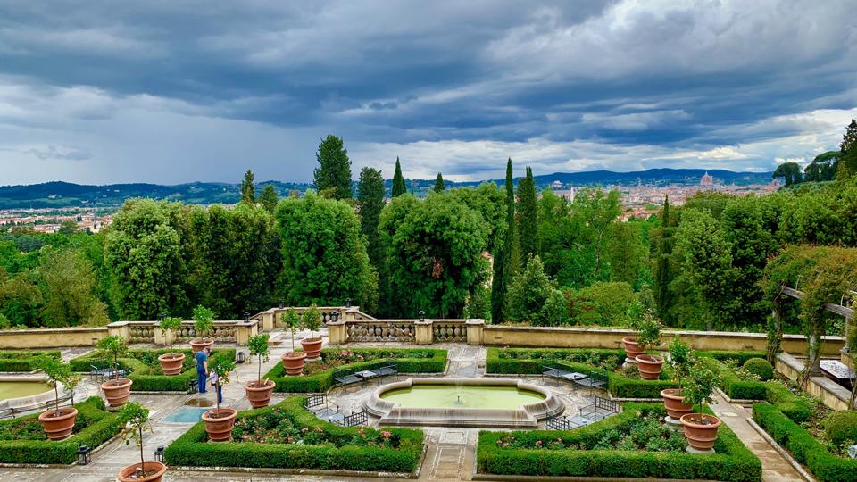 The gardens at Il Salviatino, another Diamond PR client