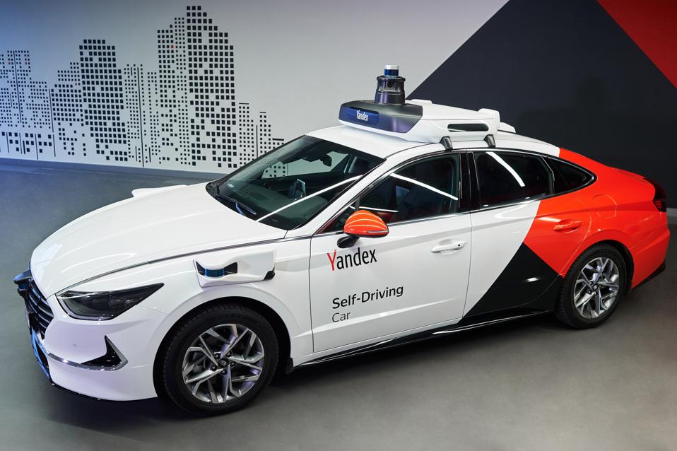 Yandex fourth-generation automated driving prototype based on 2020 Hyundai Sonata