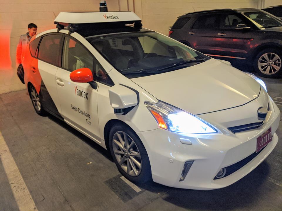 Yandex third-generation automated driving prototype at CES 2020