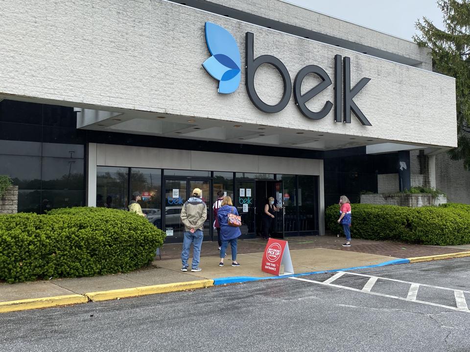 As Belk And Macy’s Reopen Stores, They Find Some Loyal Customers