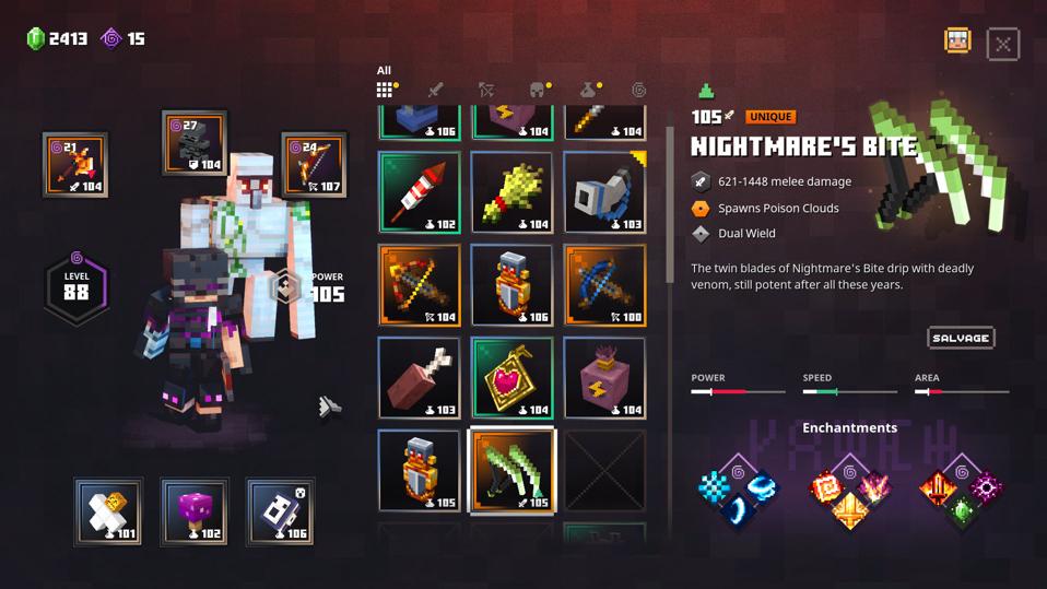 Minecraft Dungeons Endgame Loot Doesn T Make Any Amount Of Sense