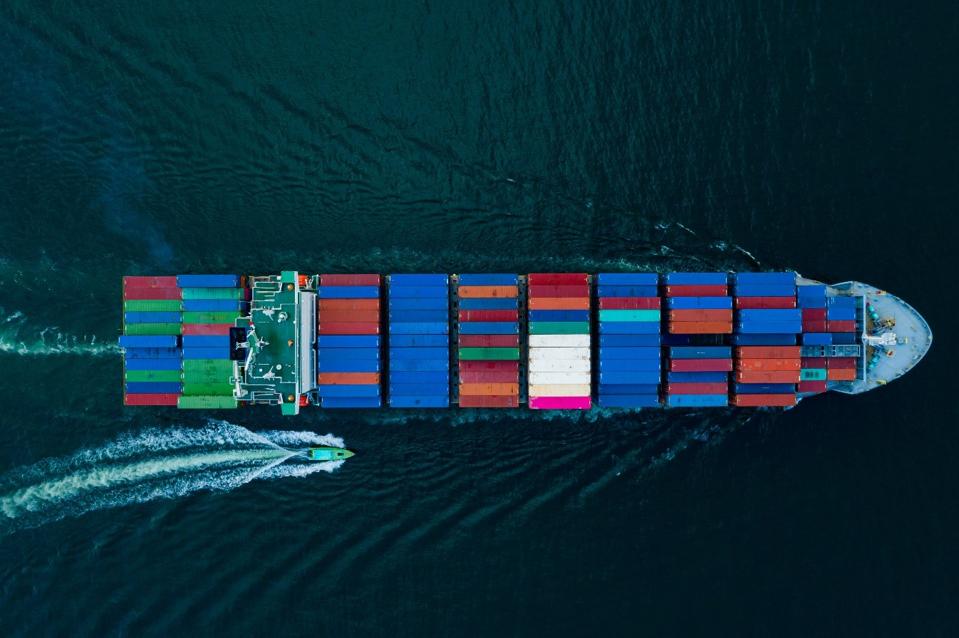 Shipping accounts for about 2.5 percent of global greenhouse gas emissions.