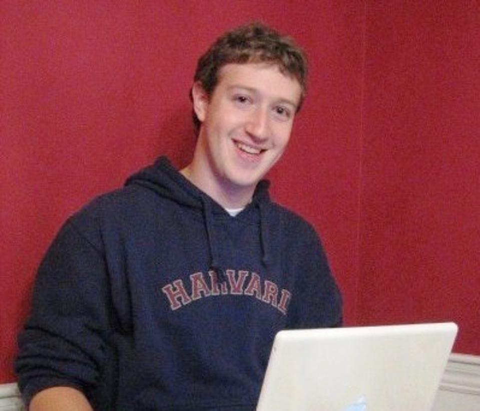Mark Zuckerberg in 2005.