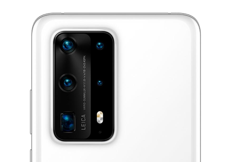 Five rear cameras on the Huawei P40 Pro Plus