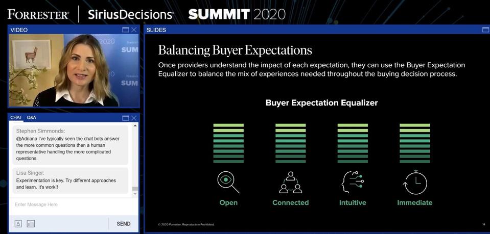 Virtual conference for Forrester
