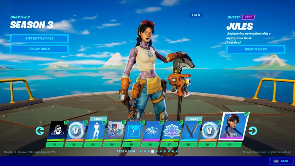 Fortnite Chapter 2 Season 3 Battle Pass Skins Including Ocean