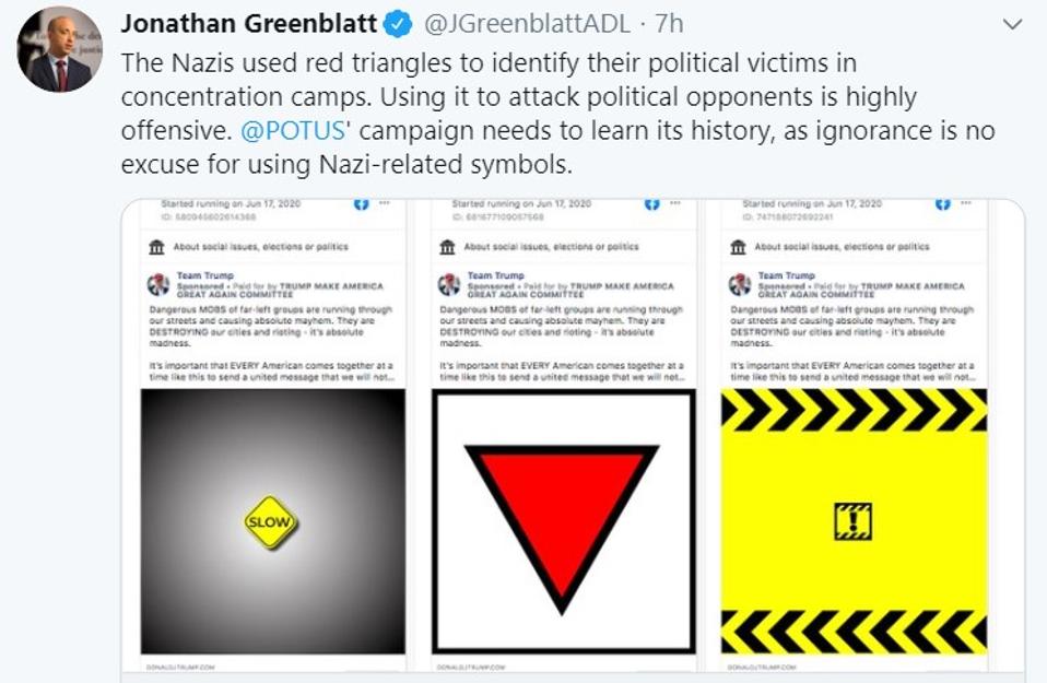 Facebook Took Down Trump Ads Because Of Nazi Symbol But The Ads Were Also Not True