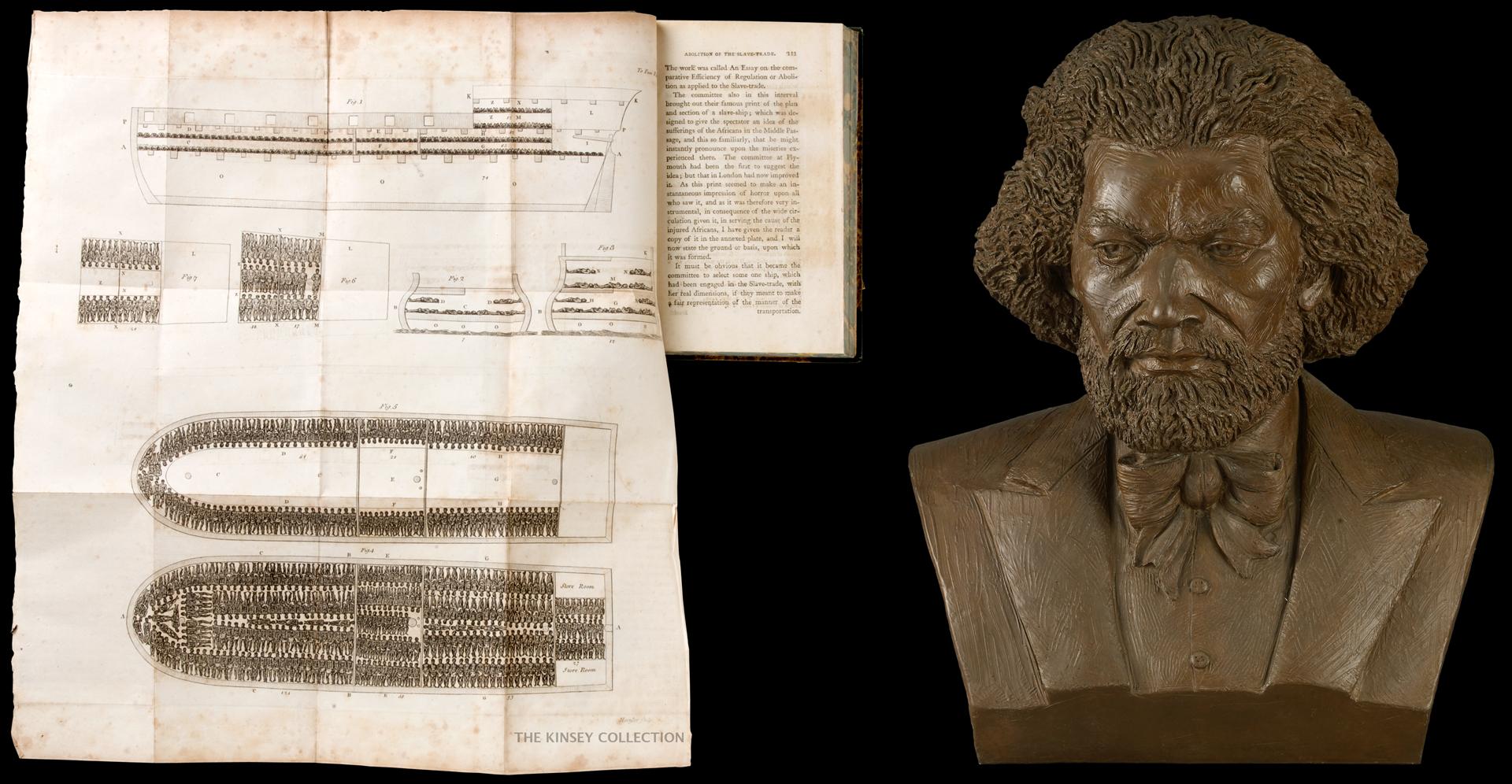 Abolition-Slave-Trade-Book-AND-Douglass-Bust-v1