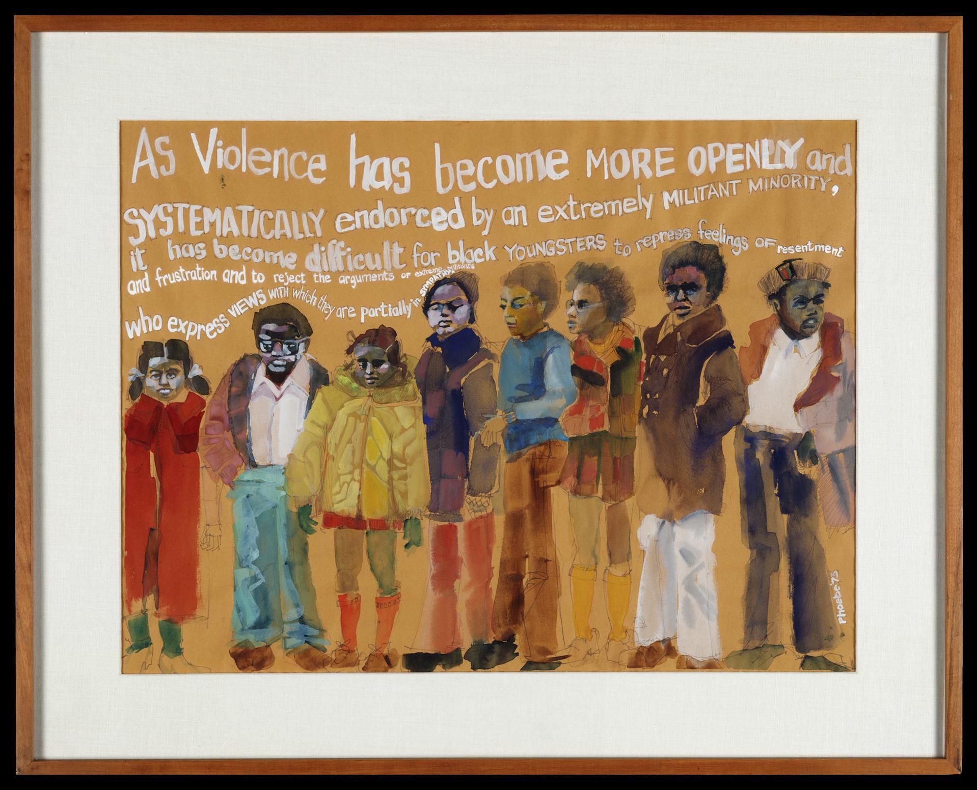 'As Violence' by Phoebe Beasley