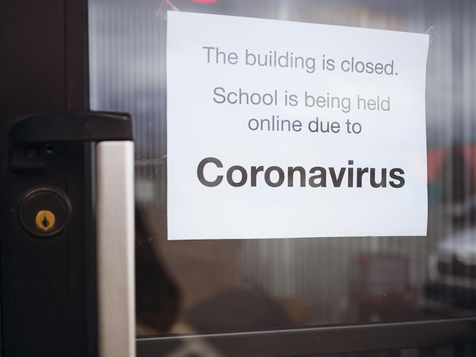 COVID-19 Coronavirus School Closed
