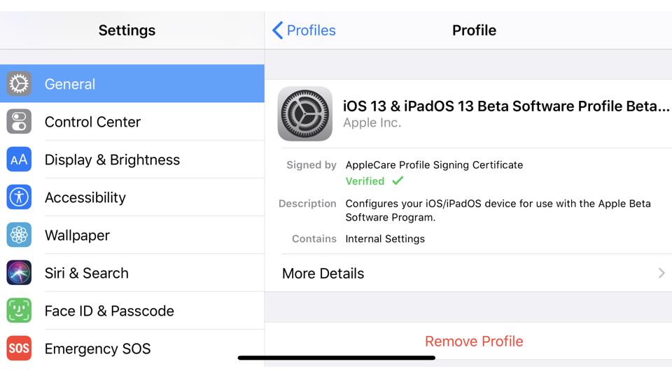 Delete One Thing To Stop Testing The Ios Public Beta