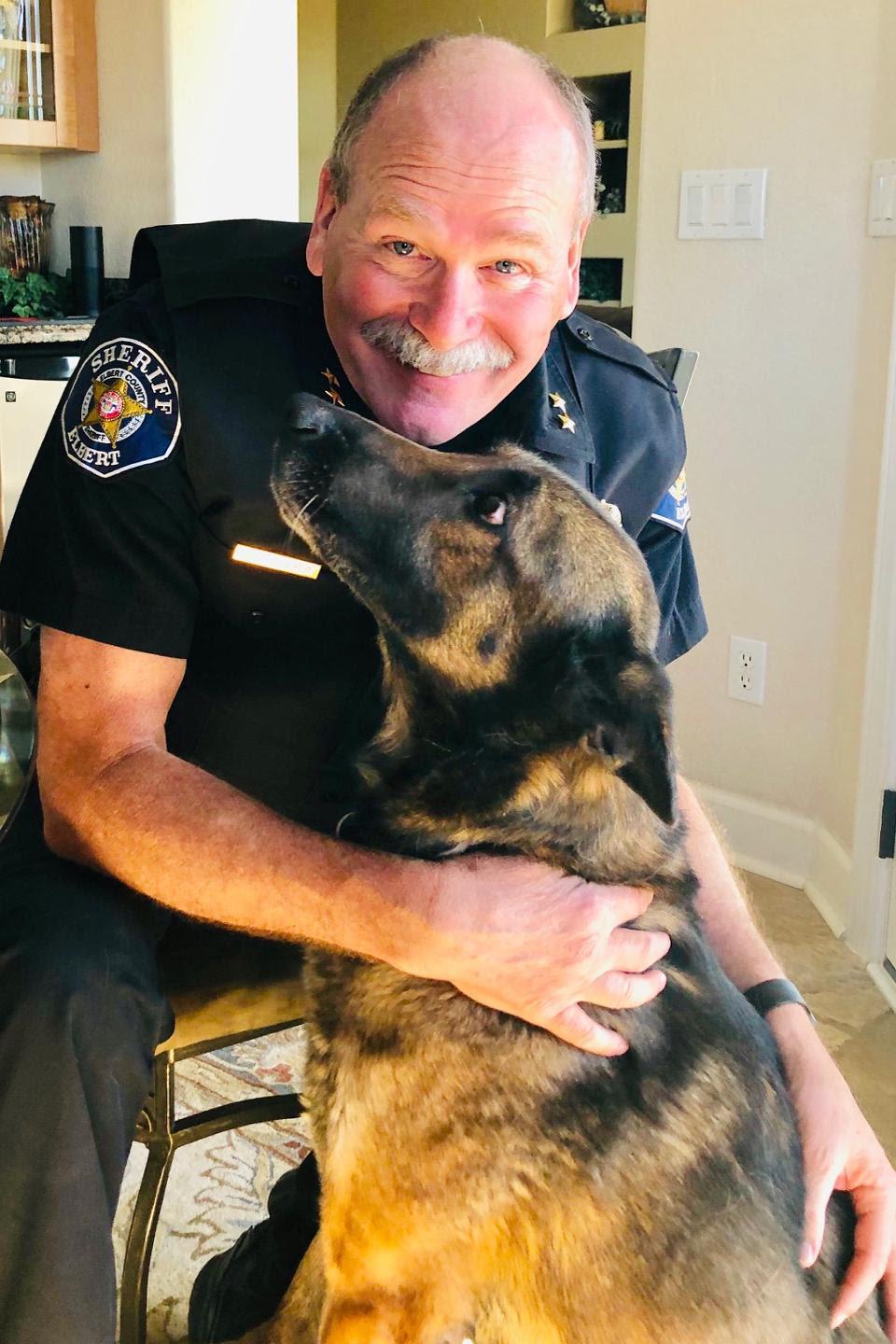 Sheriff and his dog