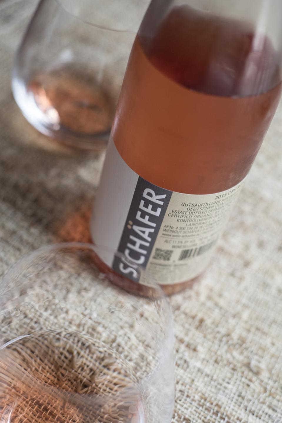 Schafer Organic Rosé is a wonderful “anytime” wine and a delicious aperitif.
