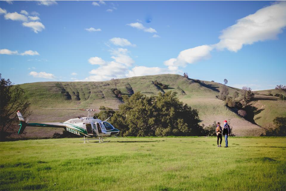 Rancho Latigo, Santa Ynez Valley, California, helipad, Compass