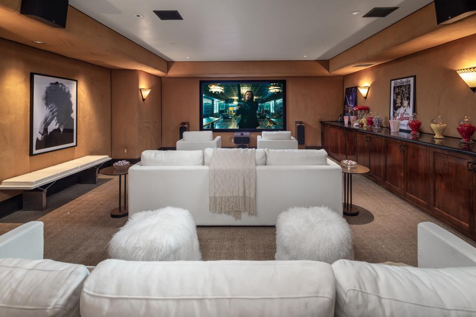 Movie theater, luxury real estate
