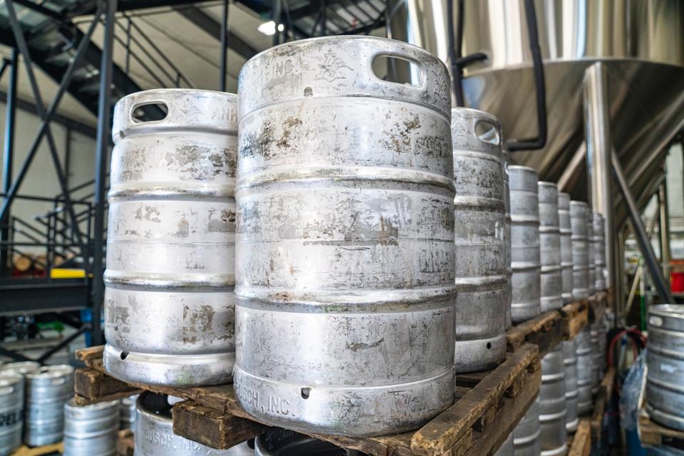 kegs of beer