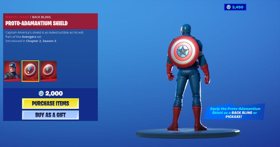 Fortnite S Fourth Of July Surprise Is An Official Captain America Skin From Marvel Live Now