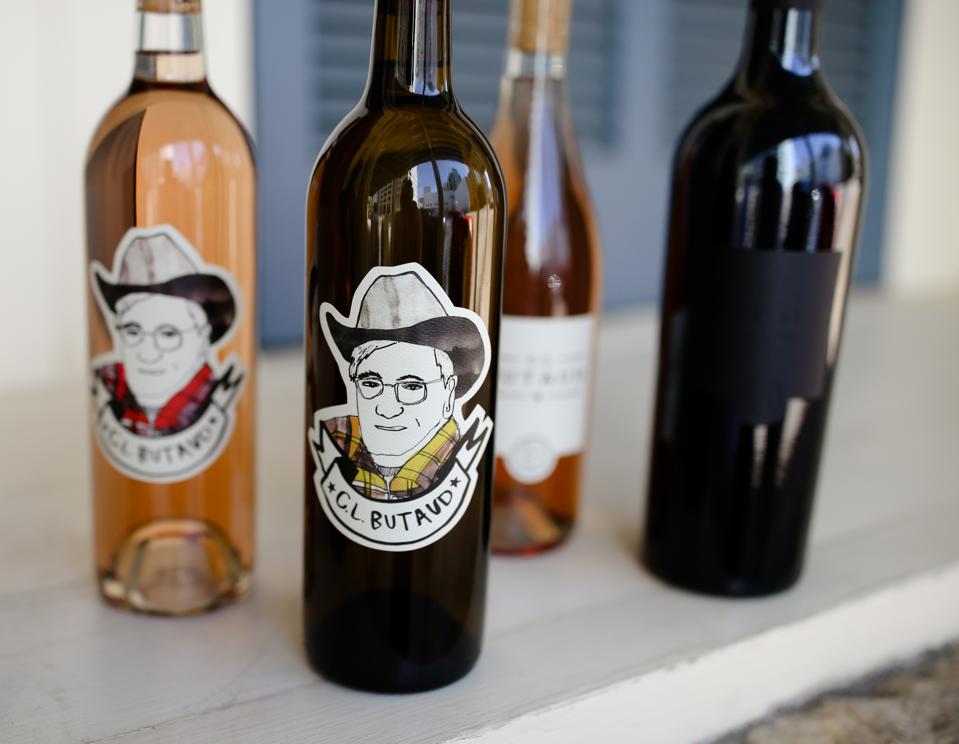 C.L. Butaud wine bottles